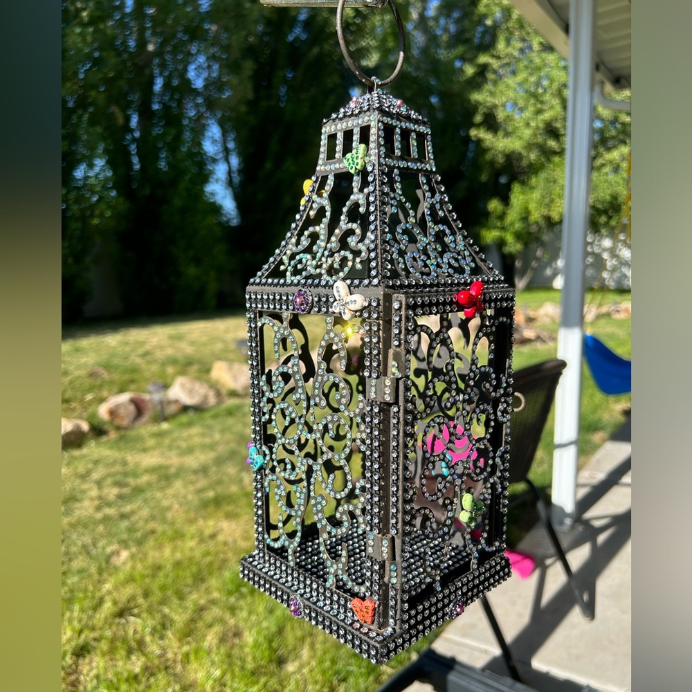 Antique Sparkle bird house